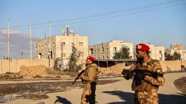 Rakka’da çatışma sahnesi