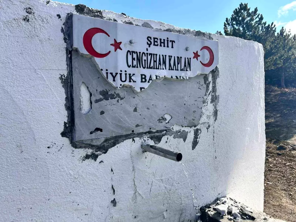 Elmadağ’da Şehit Çeşmesine Vandalizm ve Aileye Yönelik Tehdit İddiaları