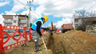 Honaz’da yeni içme suyu boru hattı