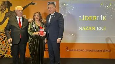 Alyalina Kozmetik'ten Nazan Eke'ye Kadın Girişimciliğinde Liderlik Ödülü