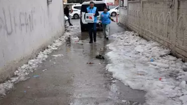 Siirt Belediyesi gıda dağıtım anı