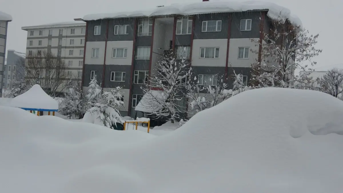 Bitlis'te Şiddetli Kar Yağışı 211 Köyü ve Mezra Yolunu Kapattı