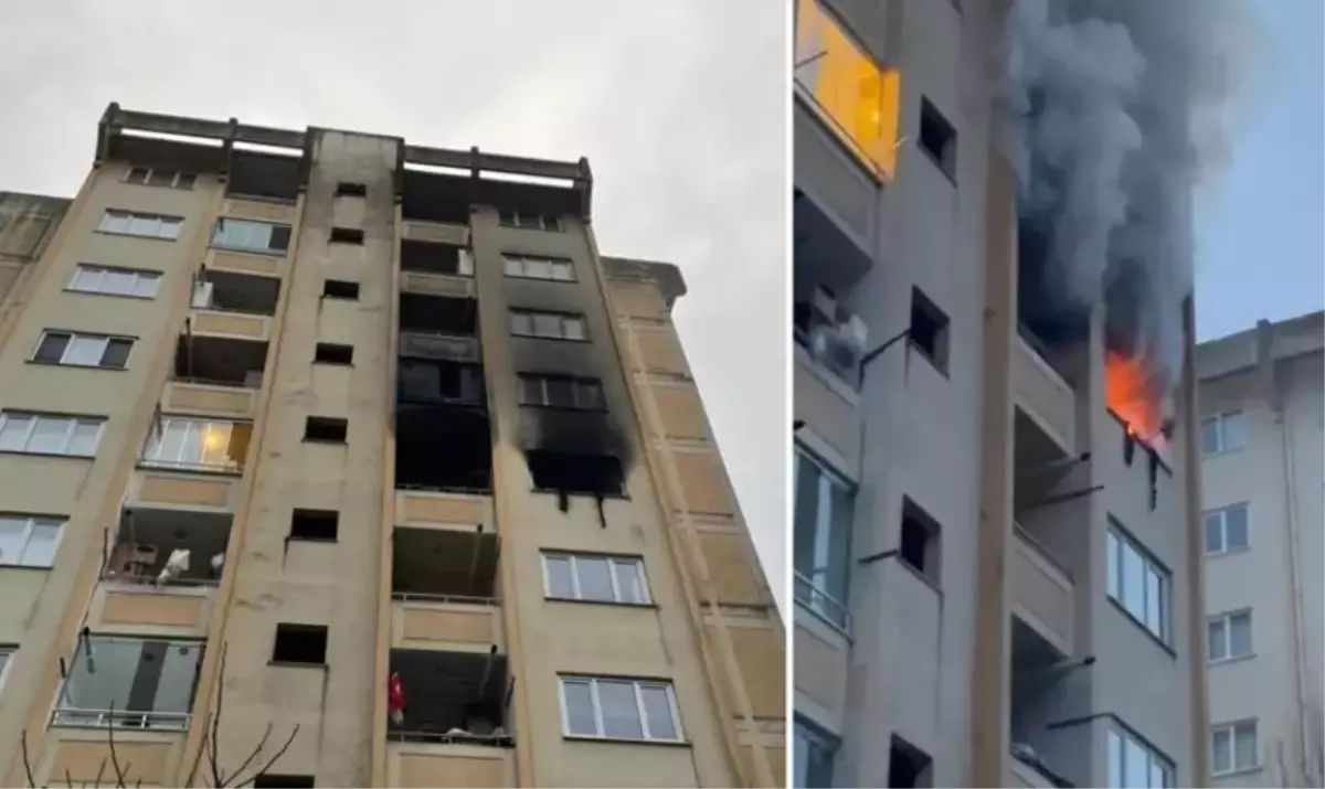 Giresun’da TOKİ Konutunda Çıkan Yangın: Baba ve Oğul Evlerini Kaybetti