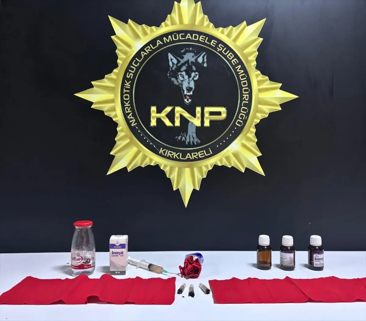 Kırklareli'de Büyük Uyuşturucu Operasyonu: Şüpheli Tutuklandı
