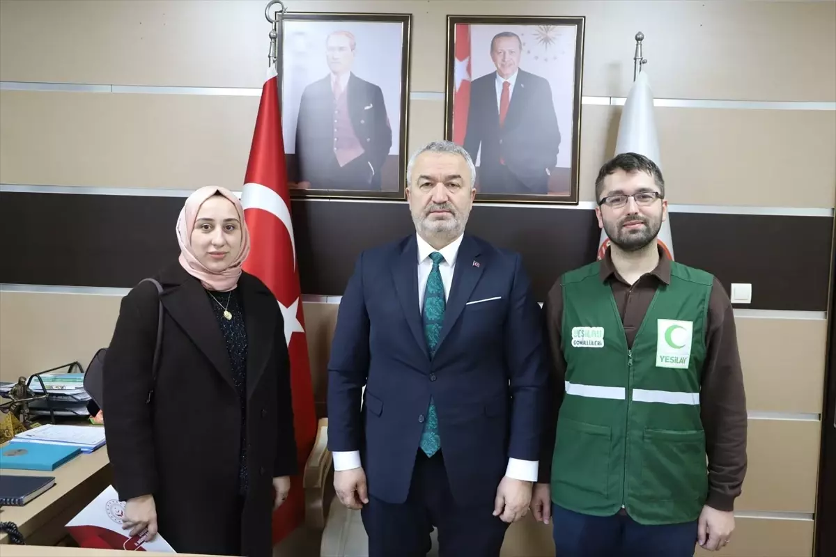 Yeşilay Samsun Şubesi, Belediye Başkanı Topaloğlu'nu Bağımlılık Mücadelesi Konusunda Karşıladı