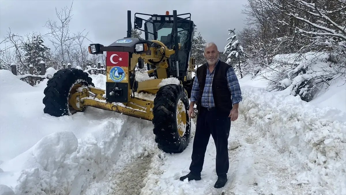 Sinop’ta Kışın Köy Yollarını Açan Bahattin Şentürk’ün 20 Yıllık Mücadelesi