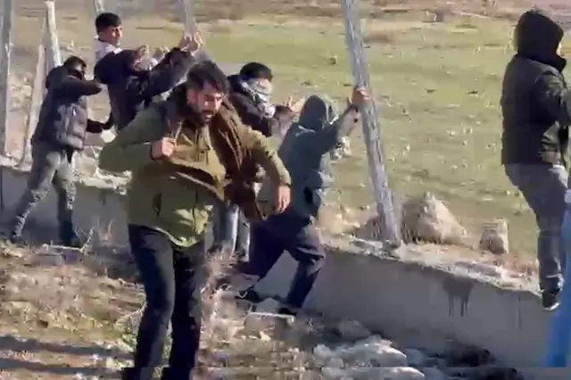 Sınır hattındaki olay anı