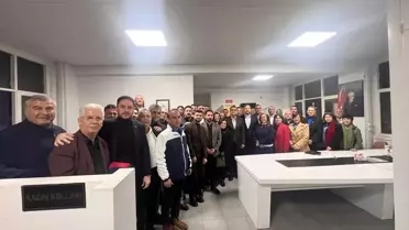 Ziyaret sırasında çekilen fotoğraf