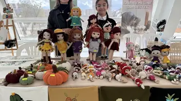 Çubuk Tanıtım Günleri sergi alanı