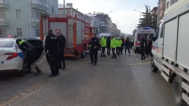 Kaza sonrası inceleme fotoğrafı