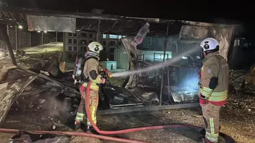 Söndürülmüş konteynerin görüntüsü