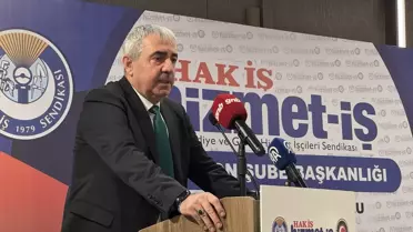 Hizmet-İş Sendikası Trabzon Şubesi Genel Kurul Görüntüsü