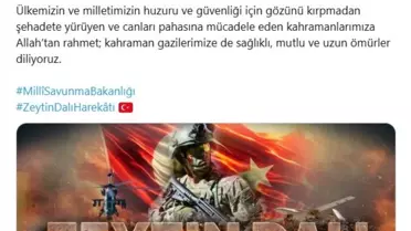 Zeytin Dalı Harekatı’na katılan askerler