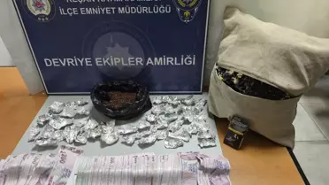 Taksinin yastığındaki uyuşturucu paketleri
