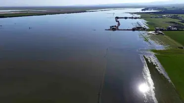 Amik Ovası’nda su altında kalan tarım tarlaları