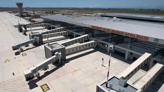 Çukurova Havalimanı'ndan Erbil'e uçuş görüntüsü