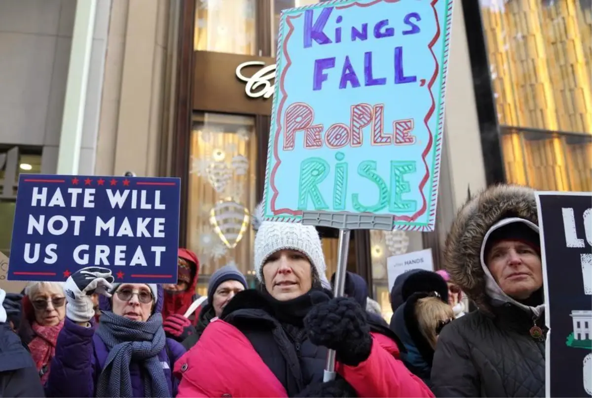 New York'ta Trump'a Yönelik Gösteri Gündemde