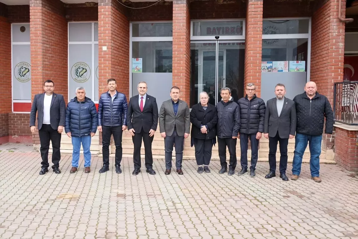 Bilecik Valisi Faik Oktay Sözer, Bayırköy Belediye Başkanı Aykut Dilsiz'i Görüştü