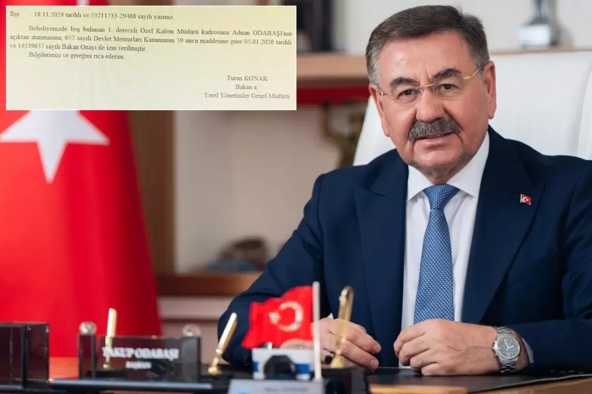 Gölbaşı Belediye Başkanı Yakup Odabaşı'ndan Öz Yeğenine Özel Kalem Müdürü Ataması