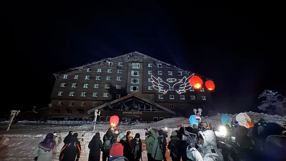 Kartalkaya Yangın Faciasının Birinci Yıl Dönümünde Anma Töreni Gerçekleştirildi