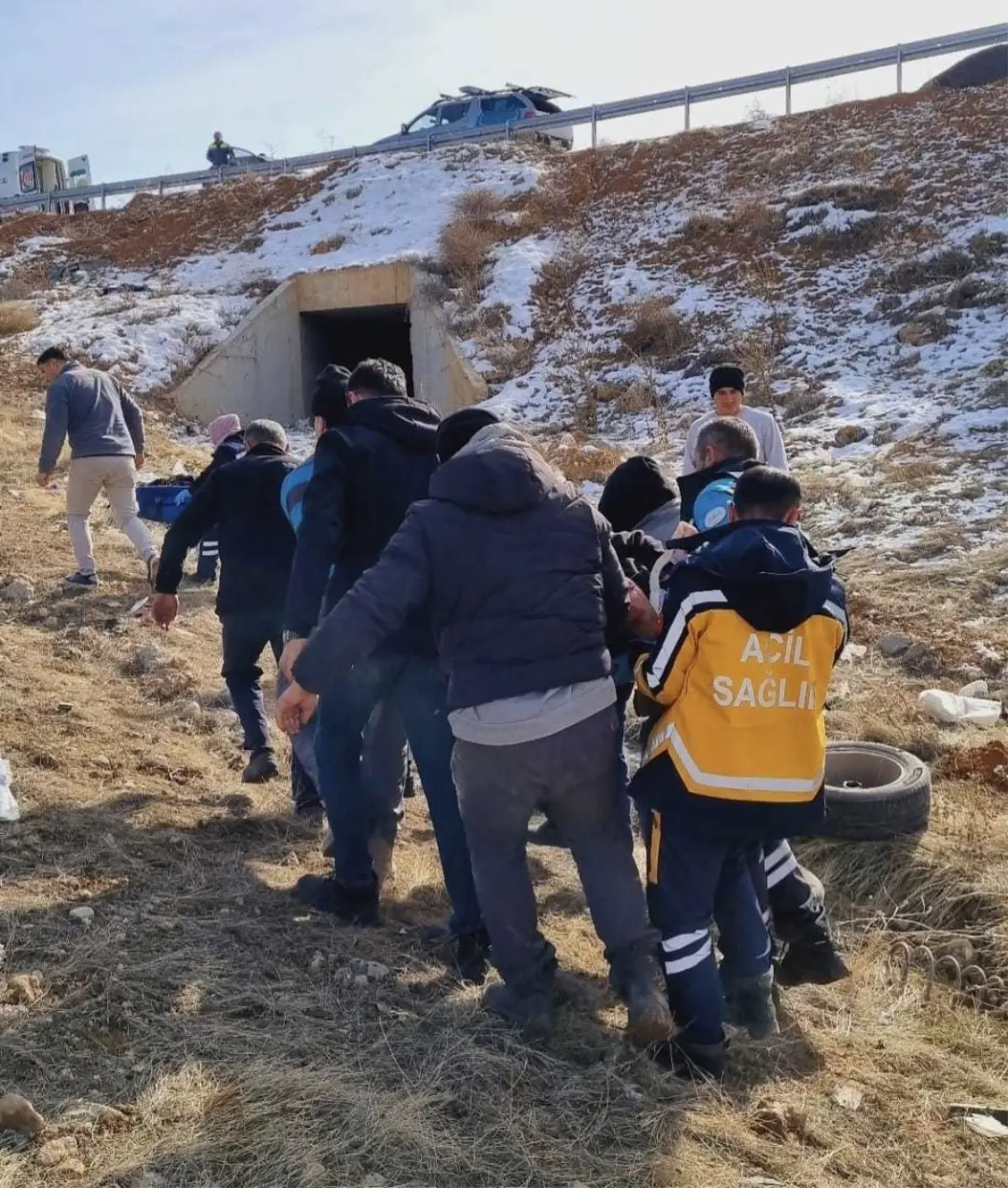 Malatya’da Şarampole Devrilen Otomobilde Genç Sürücü Hayatını Kaybetti