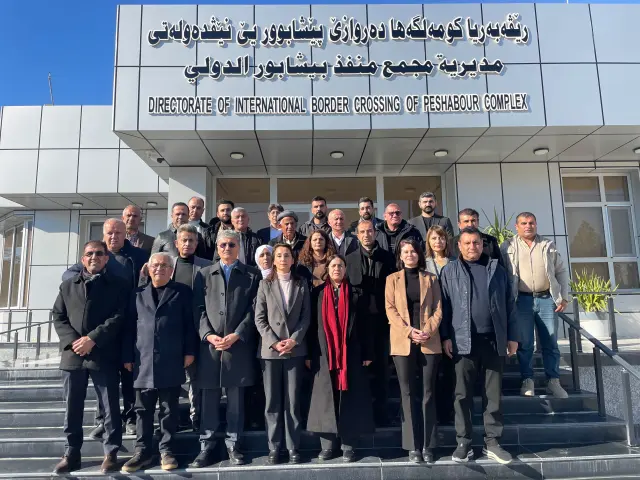 Erbil'de görüşme anı