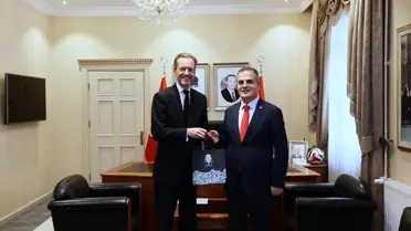 Görüşme anından bir kare