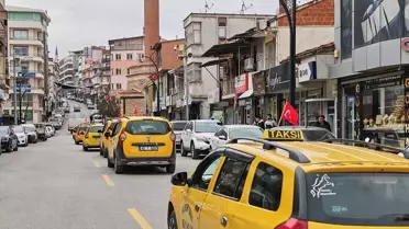 Taksi konvoyundan bir kare