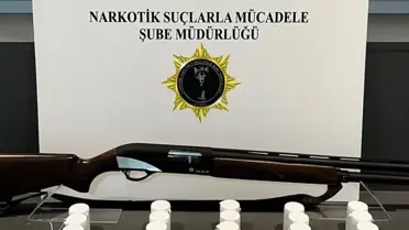 Operasyon sırasında ele geçirilen uyuşturucu