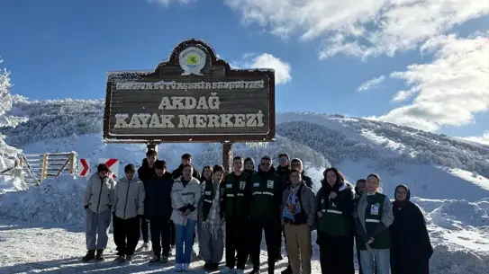 Ladik'ta gençlerin kış aktiviteleri