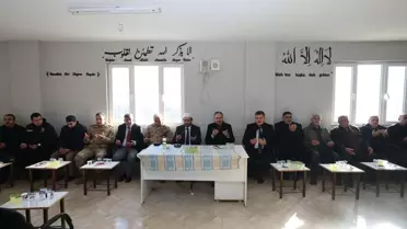 Taziye ziyaretinde valinin fotoğrafı