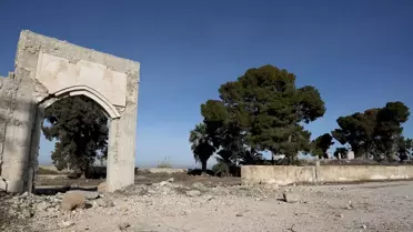 AA ekibinin Süleyman Şah Türbesi'nde çektiği ana fotoğraf