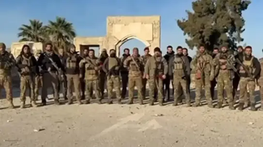 Süleyman Şah Türbesi temizlenirken fotoğraf