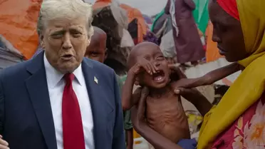 Trump'ın konuşmasından bir kare