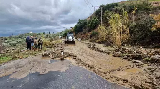 Aydın’da yağış sonrası temizlik ve su tahliyesi