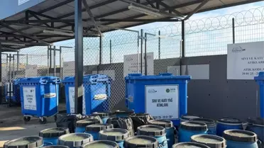 Biyodizel üretim tesisinin iç görüntüsü