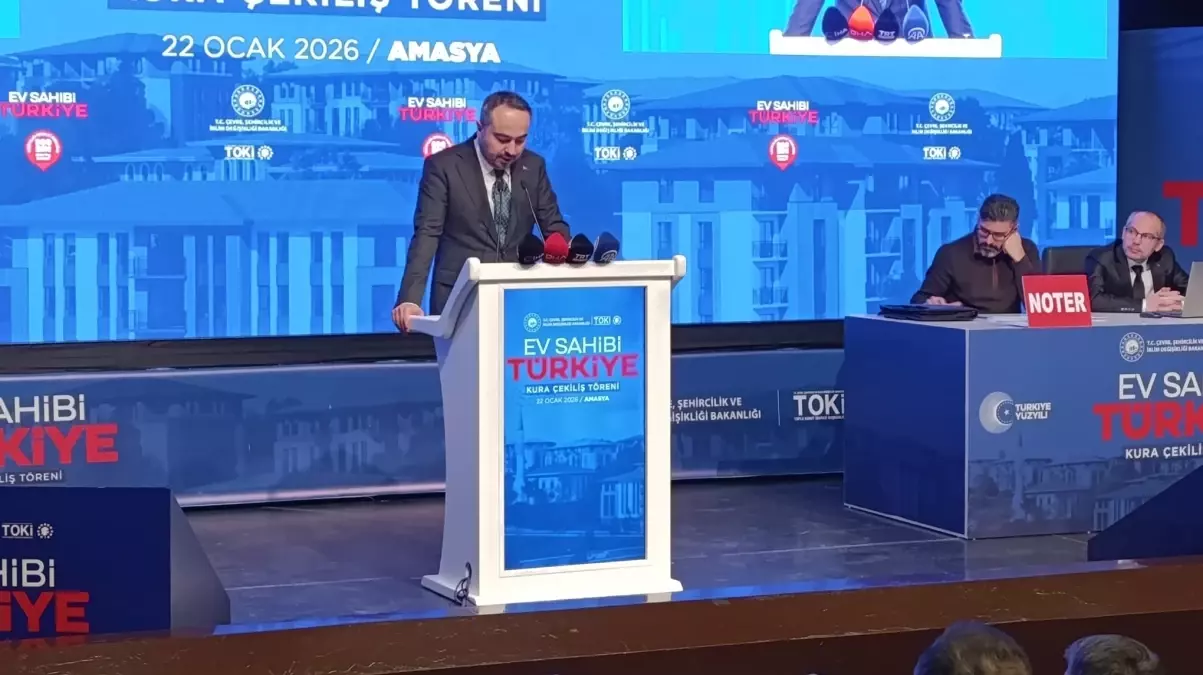 Amasya’da 2.601 Sosyal Konutun Hak Sahipleri Kura İle Belirlendi