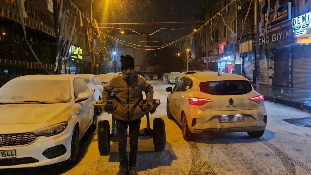 Diyarbakır’da Şiddetli Kar Yağışı Uçuşları Felç Etti, Temizlik Çalışmaları Hızla Başladı
