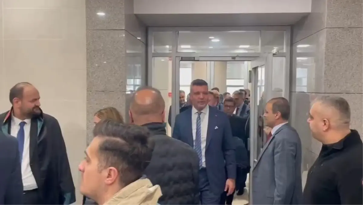 Sadettin Saran İstanbul’da Mahkeme Salonunda