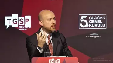 Bilal Erdoğan'ın konuşma anı