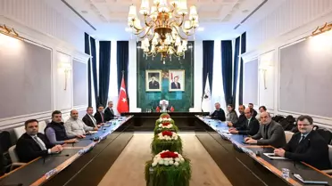 Toplantı sırasında sunulan proje haritası