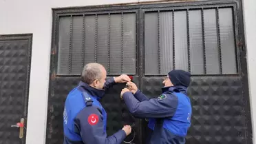 Mühürlenen tavuk tesisinin iç mekan görüntüsü