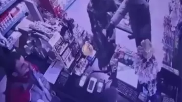 Güvenlik kamerası görüntüsü – soyguncular