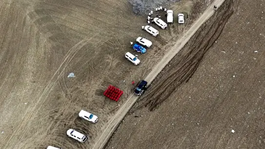 Kaza sonrası enkaz görüntüsü