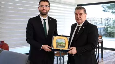 Yeşilay temsilcileri Samsunspor sahasında