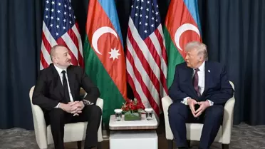 Davos toplantısında Aliyev ve Trump