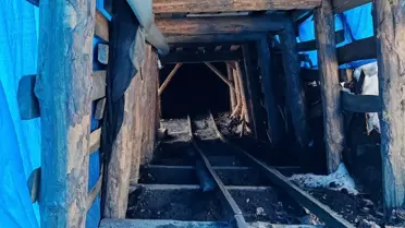 Patlayıcıyla imha edilen kaçak maden ocakları