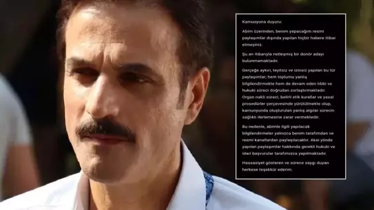 Umut Özkan, 'Donör Bulundu' Söylentilerini Resmen Yalanladı