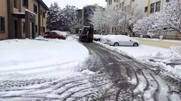 Şehitkamil'de kar temizleme ekipmanları