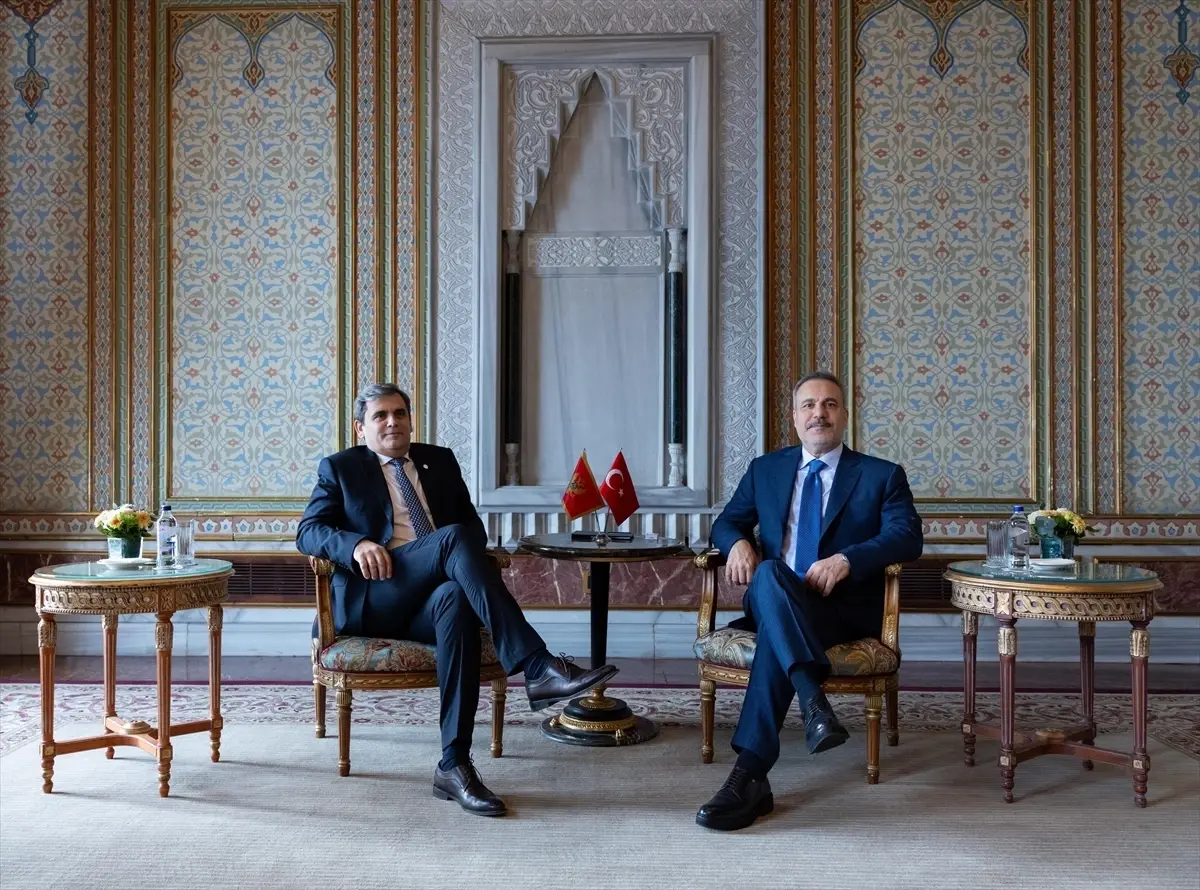 İstanbul’da Dışişleri Bakanı Hakan Fidan ve Karadağ Dışişleri Bakanı Ervin İbrahimovic Buluştu